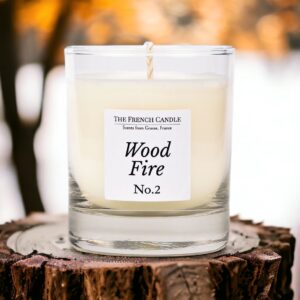 wood fire firepit candle made in nz new zealand french scent fragrance grasse france